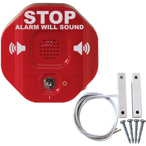 STI 6402 <div itemprop="description"> Alarme de Sécurité STI Exit Stopper STI-6402 - Sans fil - 105 dB - Audible - Montage sur porte - Rouge, Vert</div>